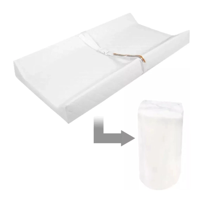 MUDADOR CAMBIADOR ANATOMICO PLEGABLE BEBE HORIZONTAL GRIS - 3