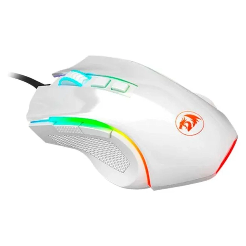 MOUSE GAMER PROFESIONAL REDRAGON 7 BOTONES PROGAMABLES BLANCO - 3