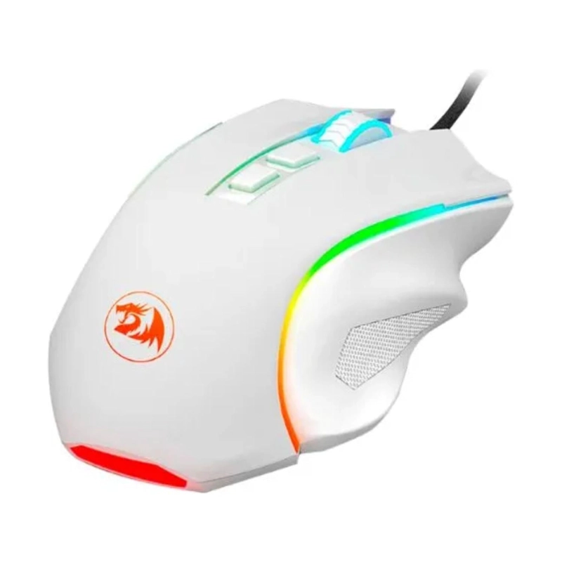MOUSE GAMER PROFESIONAL REDRAGON 7 BOTONES PROGAMABLES BLANCO - 4