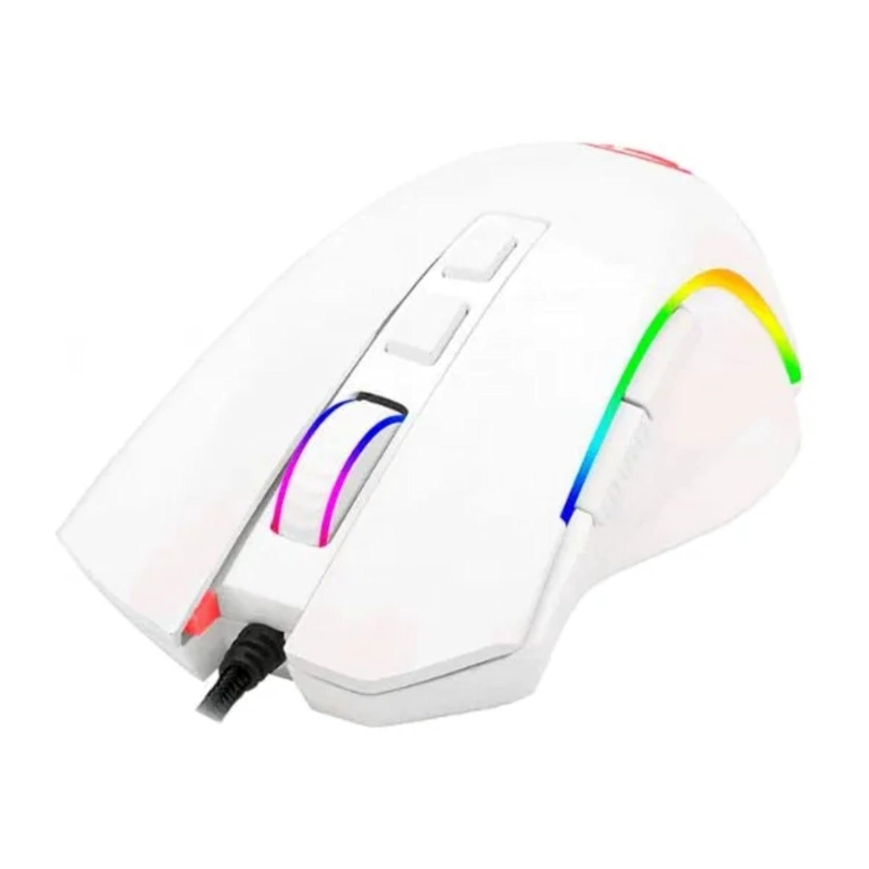 MOUSE GAMER PROFESIONAL REDRAGON 7 BOTONES PROGAMABLES BLANCO - 5