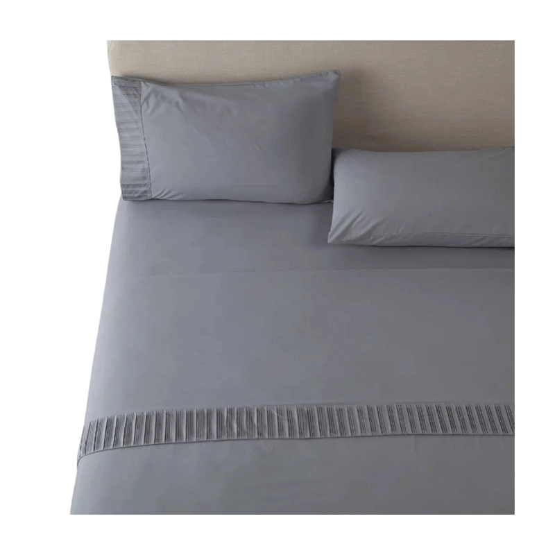 SABANAS COLCHON SUPER KING MICROFIBRA 300 HILOS GRIS - 1