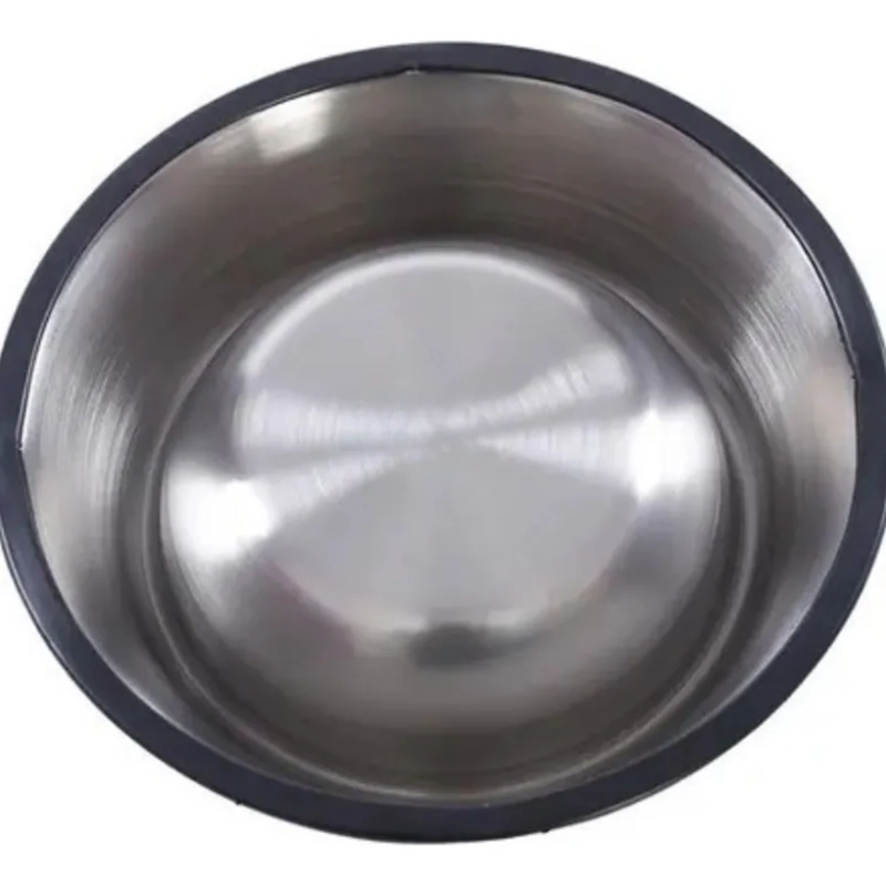 PLATO ACERO INOXIDABLE ANTIDESLIZANTE MASCOTAS PERRO - GATO 18 CM - 4