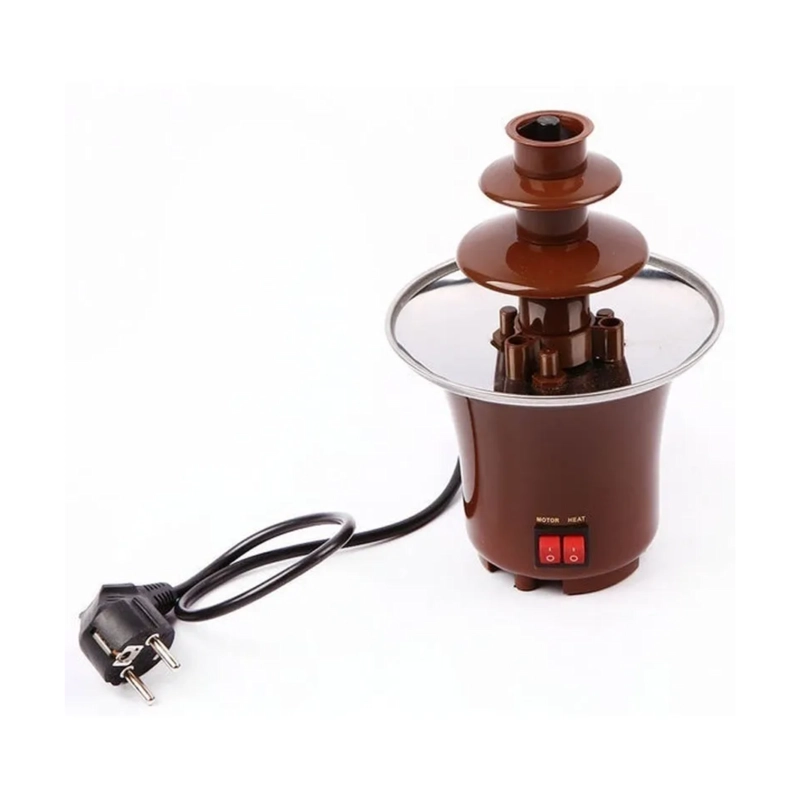 CASCADA FUENTE CHOCOLATE FONDUE 2 NIVELES ACERO INOXIDABLE - 5