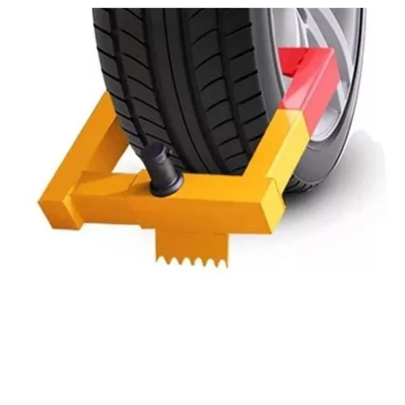 BLOQUEO RUEDA PROTECCION SEGURIDAD AUTO CAMIONETA 40X40X2 CM - 3