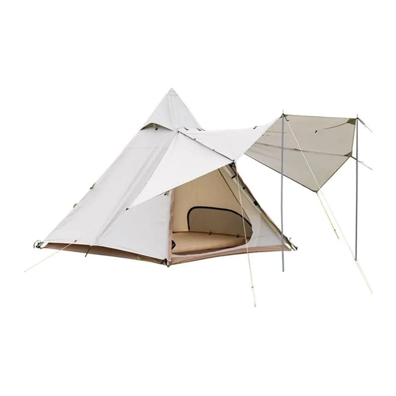 CARPA 3 PERSONAS INSTALACION FACIL TOLDO DOBLE CAPA 240X240X210 MTS GRIS - 1