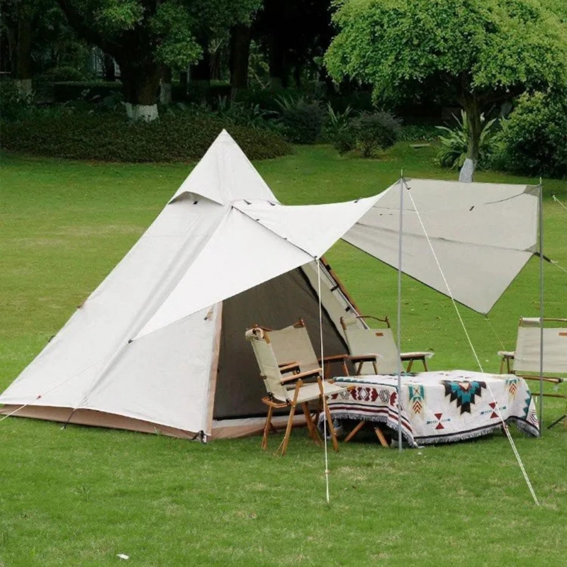 CARPA 3 PERSONAS INSTALACION FACIL TOLDO DOBLE CAPA 240X240X210 MTS GRIS - 3