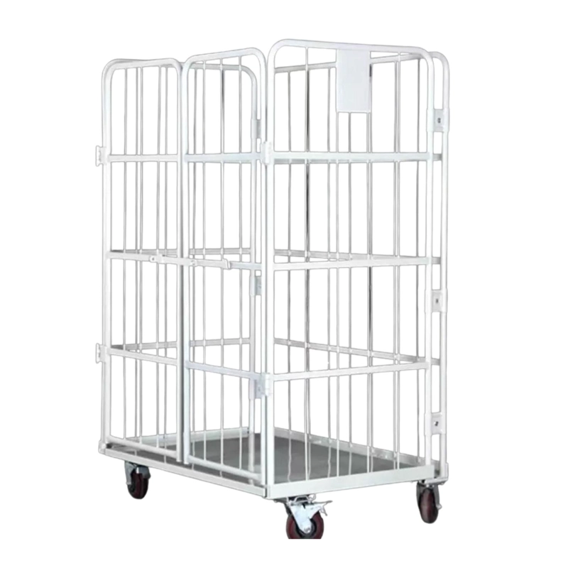 CARRO PLEGABLE JAULA BODEGA 300 KG 80X110X170 CM METAL - 1