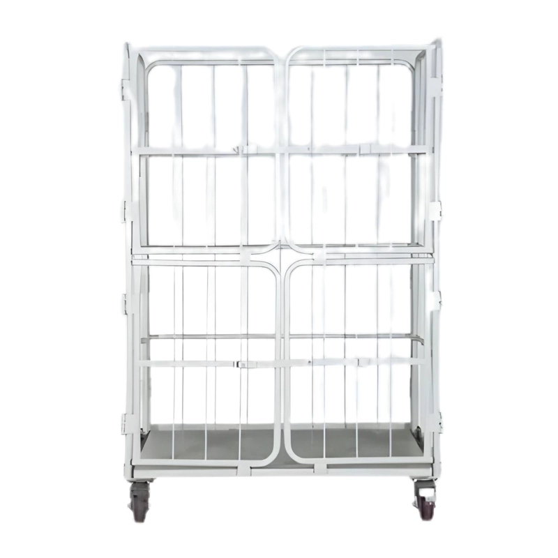 CARRO PLEGABLE JAULA BODEGA 300 KG 80X110X170 CM METAL - 2