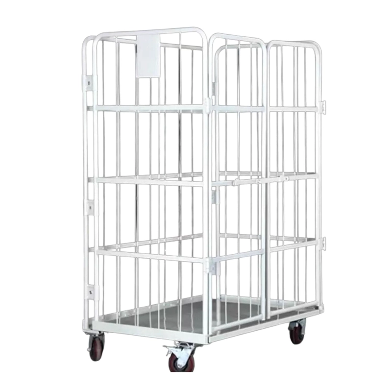 CARRO PLEGABLE JAULA BODEGA 300 KG 80X110X170 CM METAL - 3