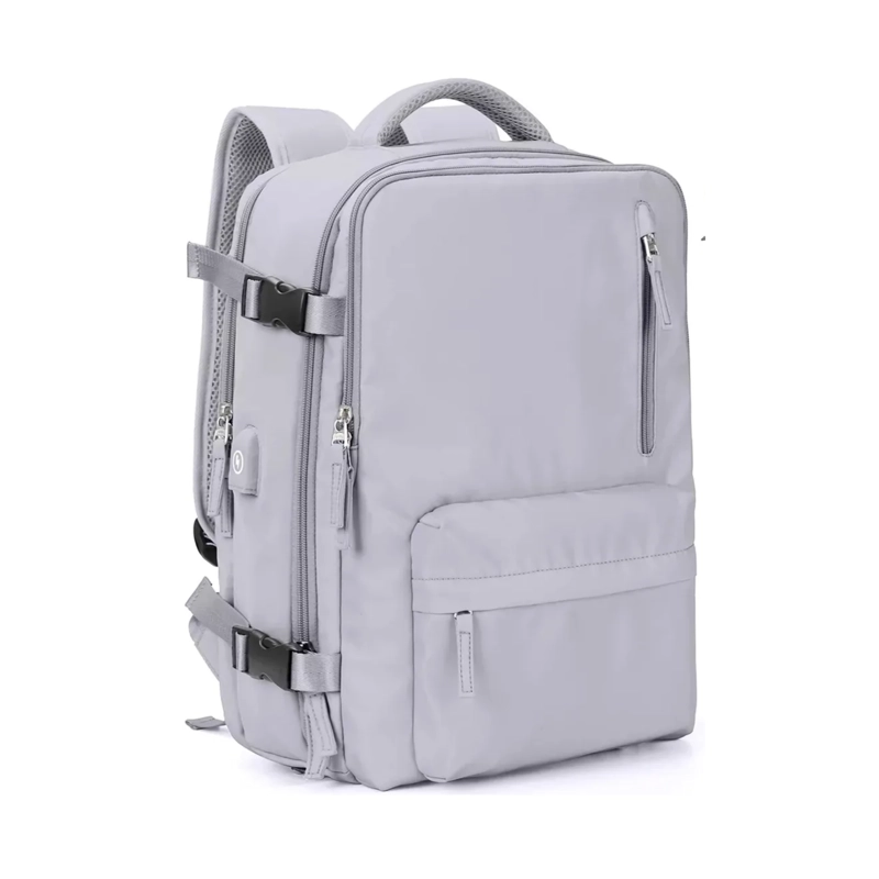 MOCHILA VIAJE SENDERISMO IMPERMEABLE 35 LT GRIS - 2