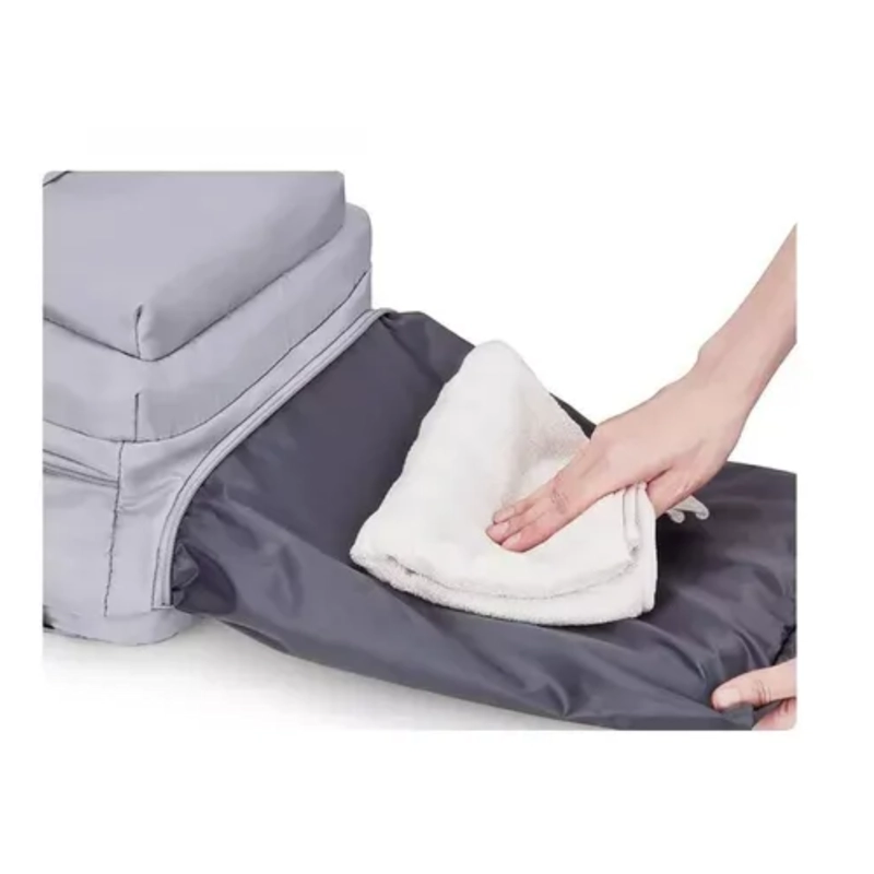 MOCHILA VIAJE SENDERISMO IMPERMEABLE 35 LT GRIS - 5