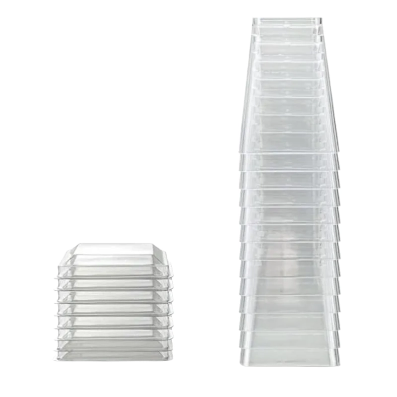 PACK 50 POCILLOS TAPA 150 ML 4X5.8X9.5 CM TRANSPARENTE - 4