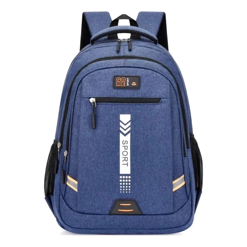 MOCHILA BOLSO COMPUTADORA VIAJE IMPERMEABLE 20 LT AZUL - 1