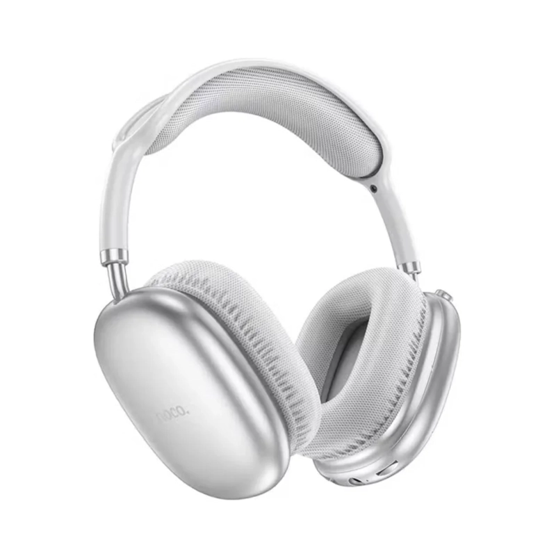 AUDIFONOS BLUETOOTH INALAMBRICOS HOCO PLATEADO - 1