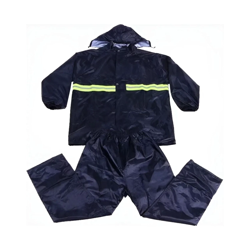 CONJUNTO CHUBASQUERO IMPERMEABLE PANTALON CHAQUETA TALLA L - 1