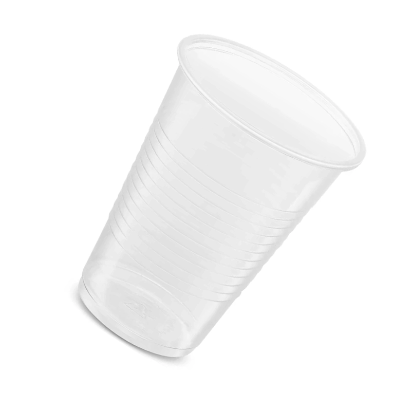 PACK 50 VASOS PLASTICOS DESECHABLES 300 ML TRANSPARENTE - 2