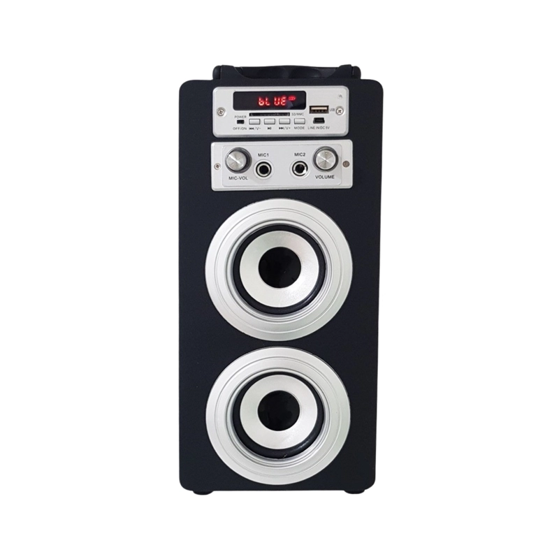 PARLANTE BLUETOOTH KARAOKE INALAMBRICO 10 WATT NEGRO - 2