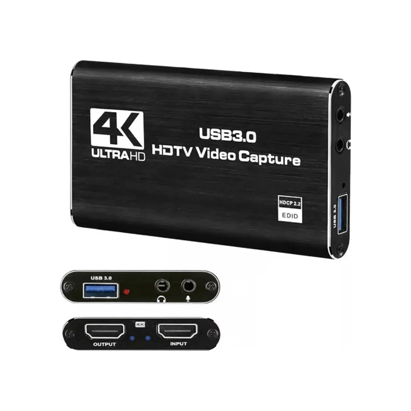 CAPTURADORA VIDEO ULTRA AUDIO STREAMING 4K - 3