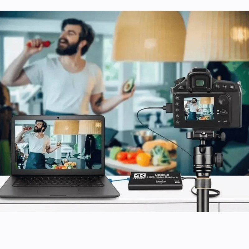 CAPTURADORA VIDEO ULTRA AUDIO STREAMING 4K - 6