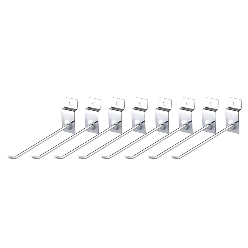 PACK 100 GANCHOS GANCERAS PANEL RANURADO 15 CM - 3