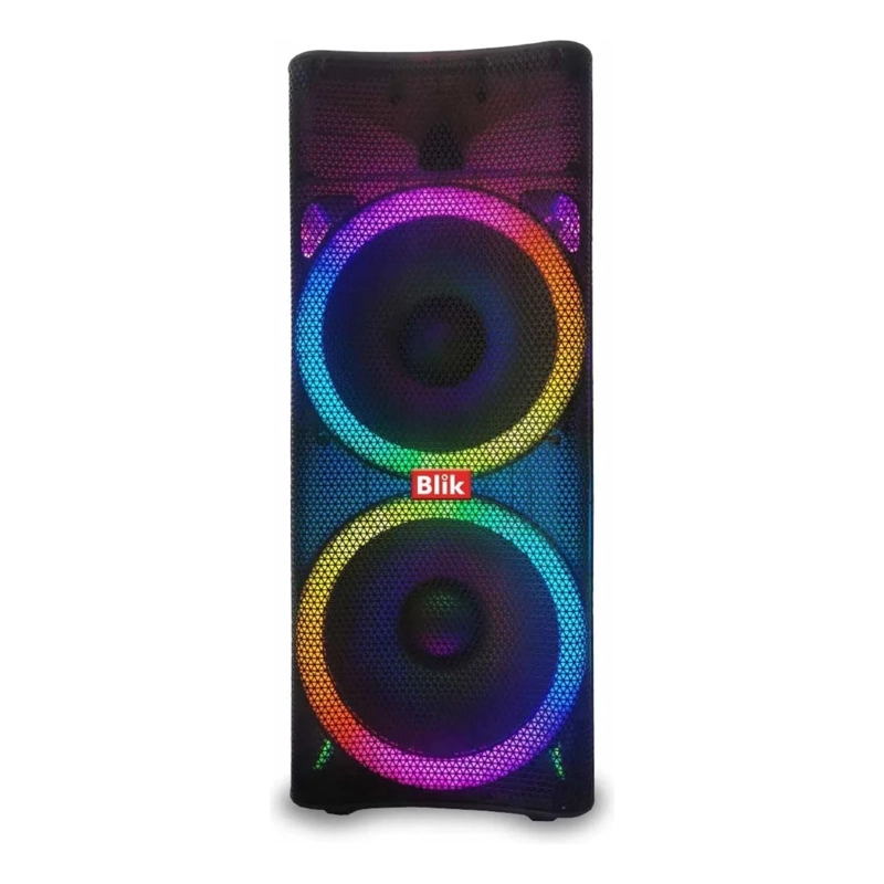 PARLANTE BLUETOOTH KARAOKE LED BLIK 45000 WATT NEGRO - 1