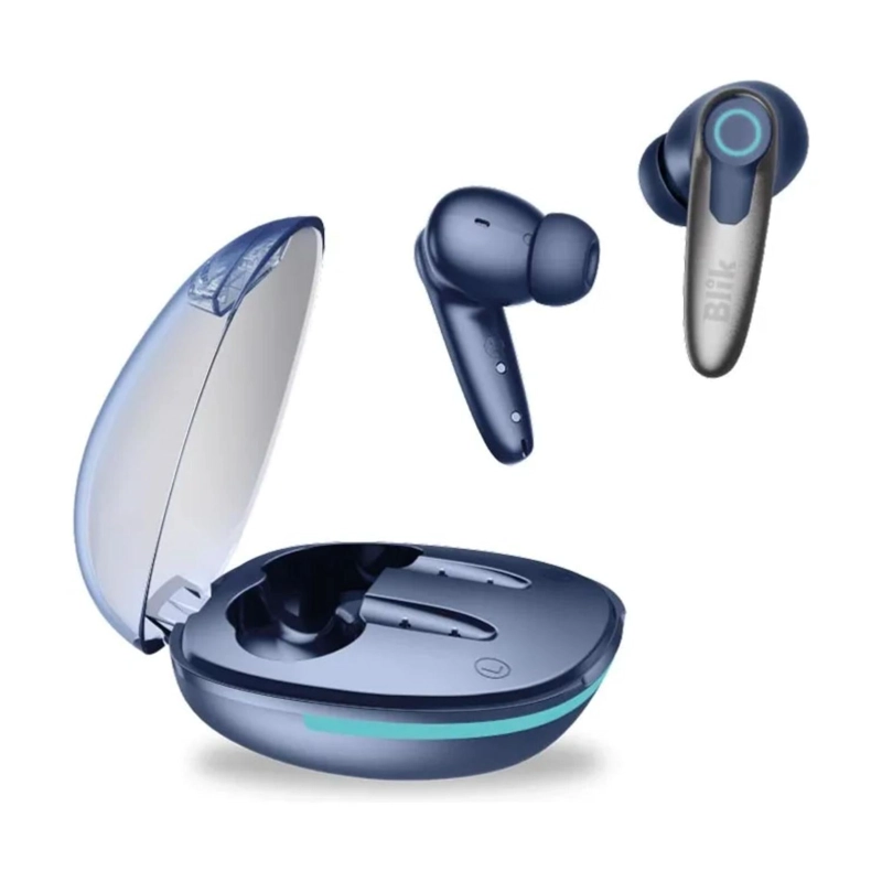 AUDIFONOS BLUETOOTH PORTATIL GAME-X BAJA LATENCIA BLIK 3 WATT AZUL - 2