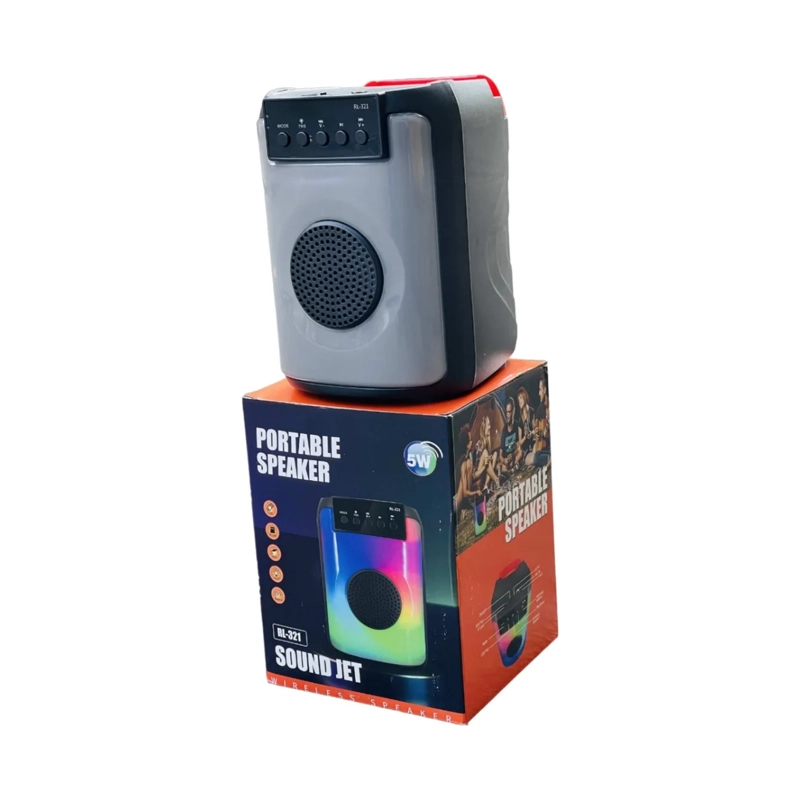 PARLANTE BLUETOOTH KARAOKE PORTATIL 10 WATT NEGRO - 5