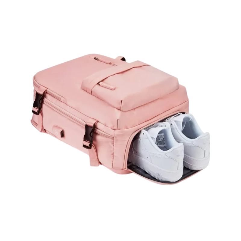 MOCHILA VIAJE SENDERISMO IMPERMEABLE 34 LT ROSA - 3