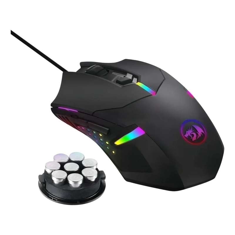 MOUSE GAMER PROFESIONAL CENTROPHORUS REDRAGON 7200 DPI NEGRO - 4