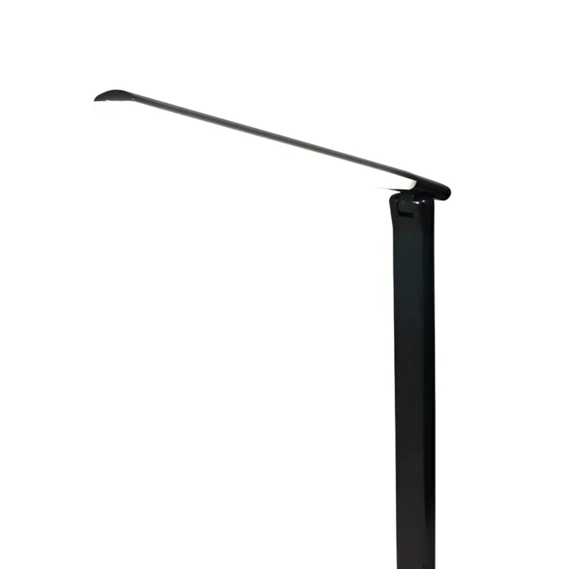 LAMPARA LUZ ESCRITORIO LED CARGADOR INALAMBRICO 5 WATT NEGRO - 2