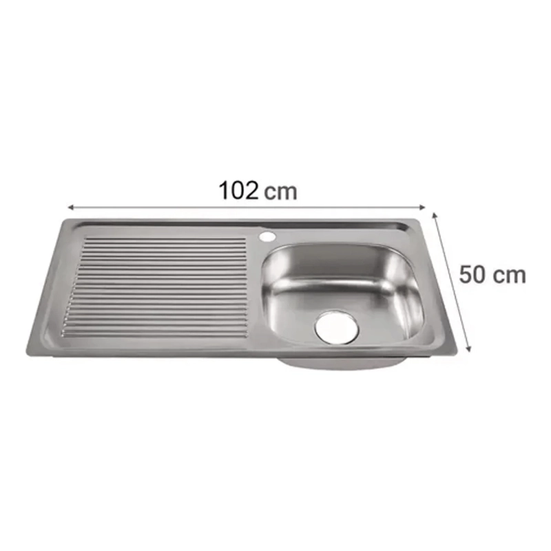 LAVAPLATOS ACERO INOXIDABLE 102X50 CM - 5