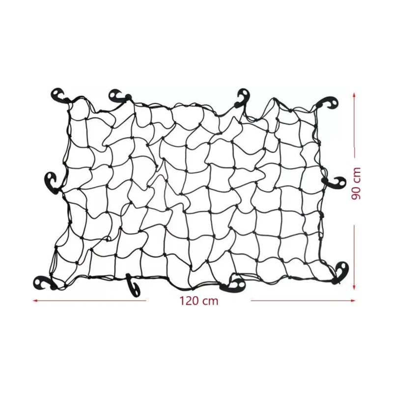 MALLA ELASTICA CAMPING PORTAEQUIPAJE 90X120 CM - 3