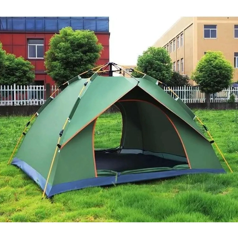 CARPA 4 PERSONAS AUTOMATICA DOBLE CAPA 2.1X2.1X1.5 MTS VERDE - 4