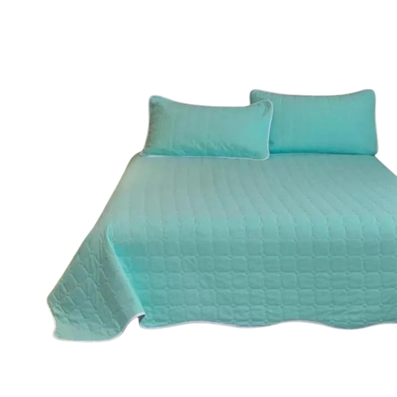 CUBRECAMA COBERTOR KING 2 FUNDAS 250X270 CM CELESTE - 2
