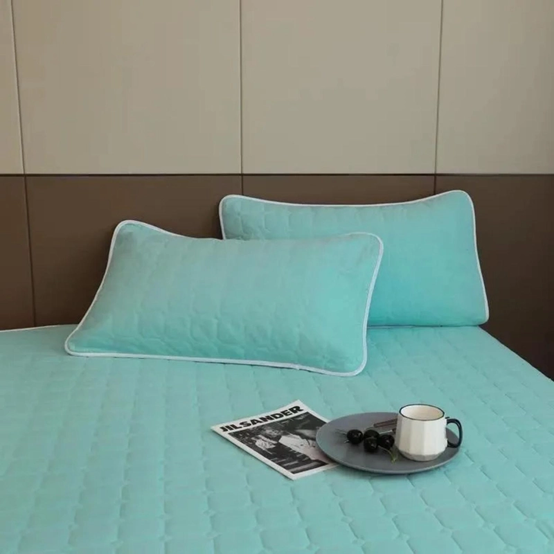 CUBRECAMA COBERTOR KING 2 FUNDAS 250X270 CM CELESTE - 3