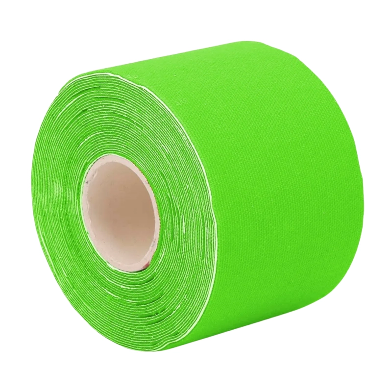 CINTA KINESIOLOGICA APOYO PARCHE MUSCULAR 5 CM X 5 MTS VERDE - 1