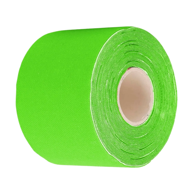 CINTA KINESIOLOGICA APOYO PARCHE MUSCULAR 5 CM X 5 MTS VERDE - 3