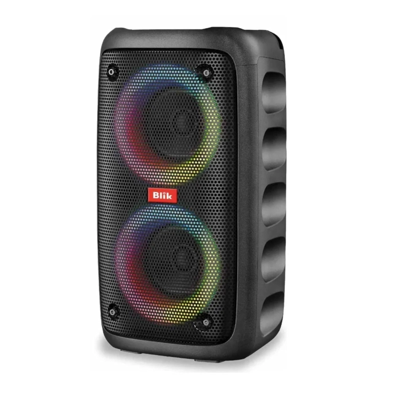 PARLANTE KARAOKE BLUETOOTH PORTATIL BLIK VOICE 3 MICROFONO 10 WATT NEGRO - 4
