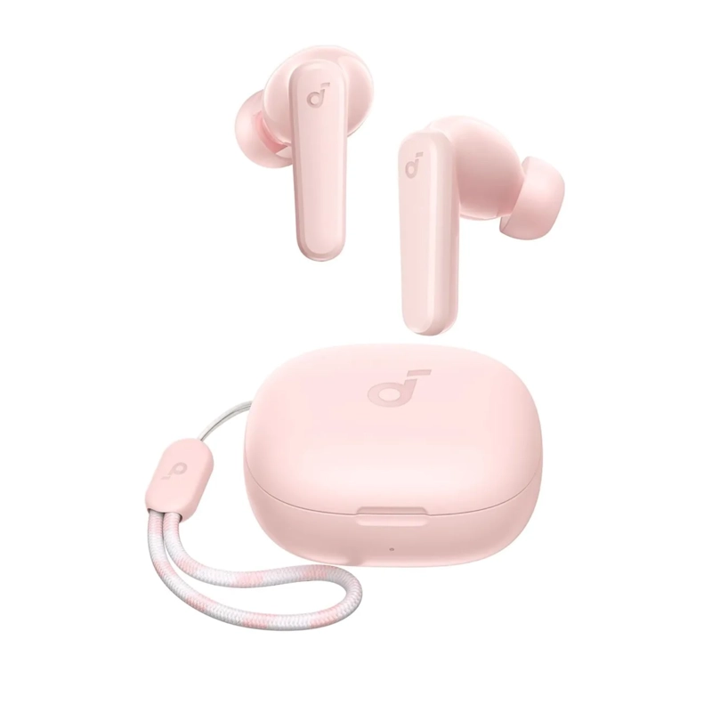 AUDIFONOS BLUETOOTH CANCELACION RUIDO IN-EAR ROSADO - 1