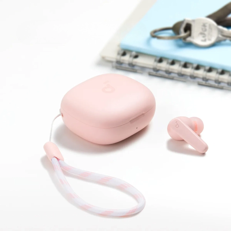 AUDIFONOS BLUETOOTH CANCELACION RUIDO IN-EAR ROSADO - 6