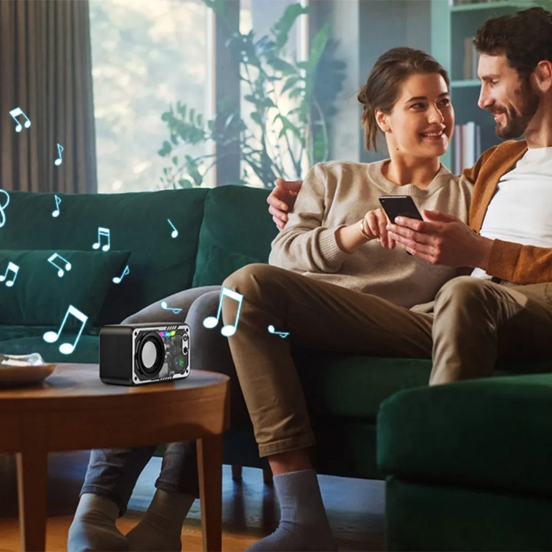 ALTAVOZ ESCRITORIO BLUETOOTH PORTATIL 25 WATT NEGRO - 5