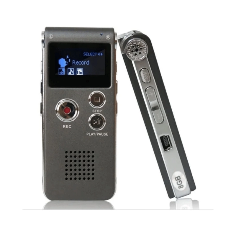 GRABADORA VOZ DIGITAL PROFESIONAL 20 HORAS USB 8GB - 3