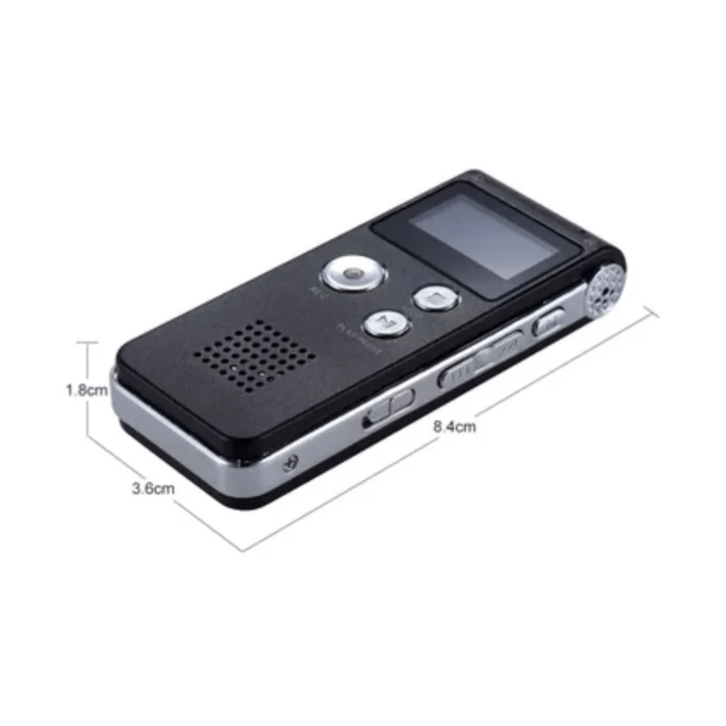 GRABADORA VOZ DIGITAL PROFESIONAL 20 HORAS USB 8GB - 4