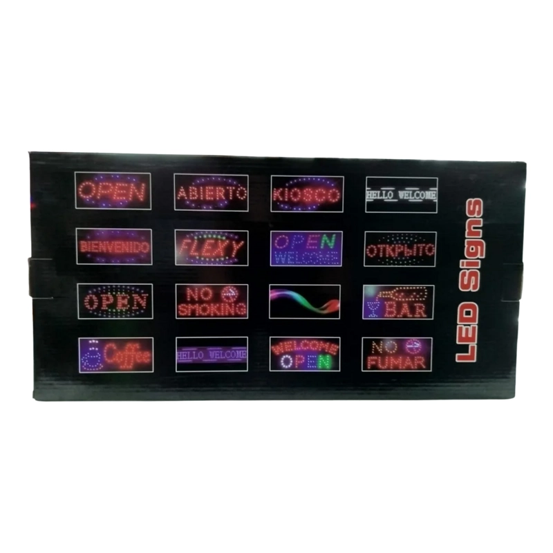 LETRERO LUZ LED 25X40 CM 1100 WATT BAZAR - 3