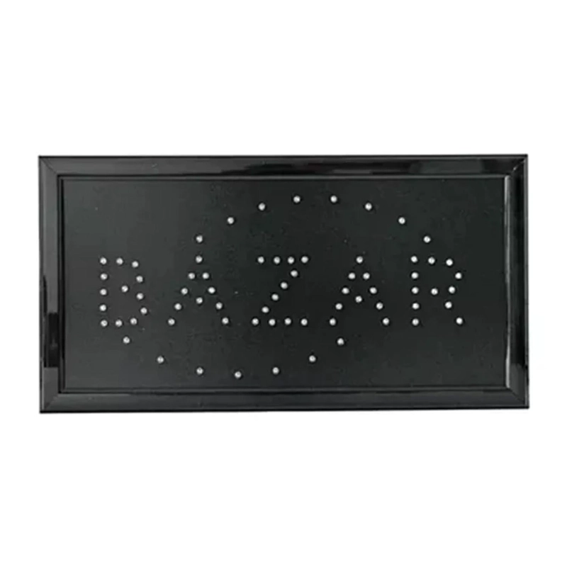LETRERO LUZ LED 25X40 CM 1100 WATT BAZAR - 5