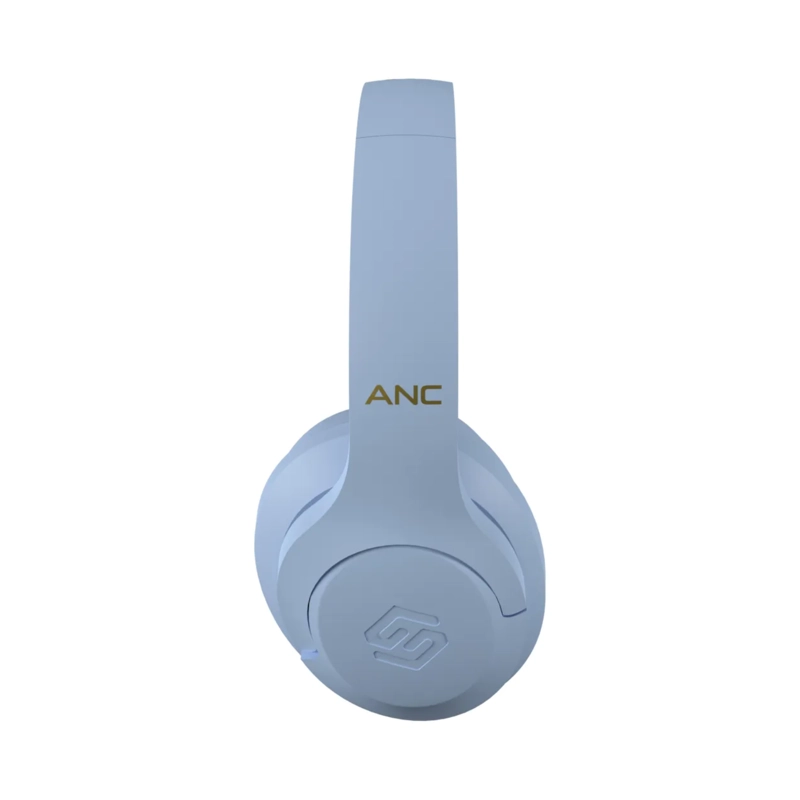 AUDIFONOS BLUETOOTH CANCELACION RUIDO INALAMBRICOS ANC CELESTE - 2