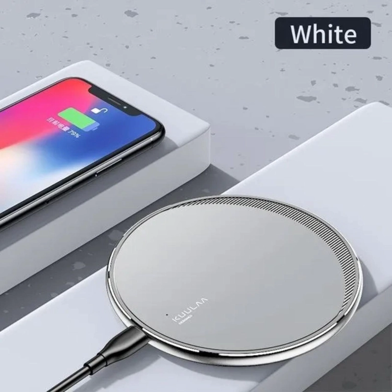 CARGADOR INALAMBRICO CARGA RAPIDA COMPATIBLE IPHONE SAMSUNG XIAOMI 15 WATT - 4