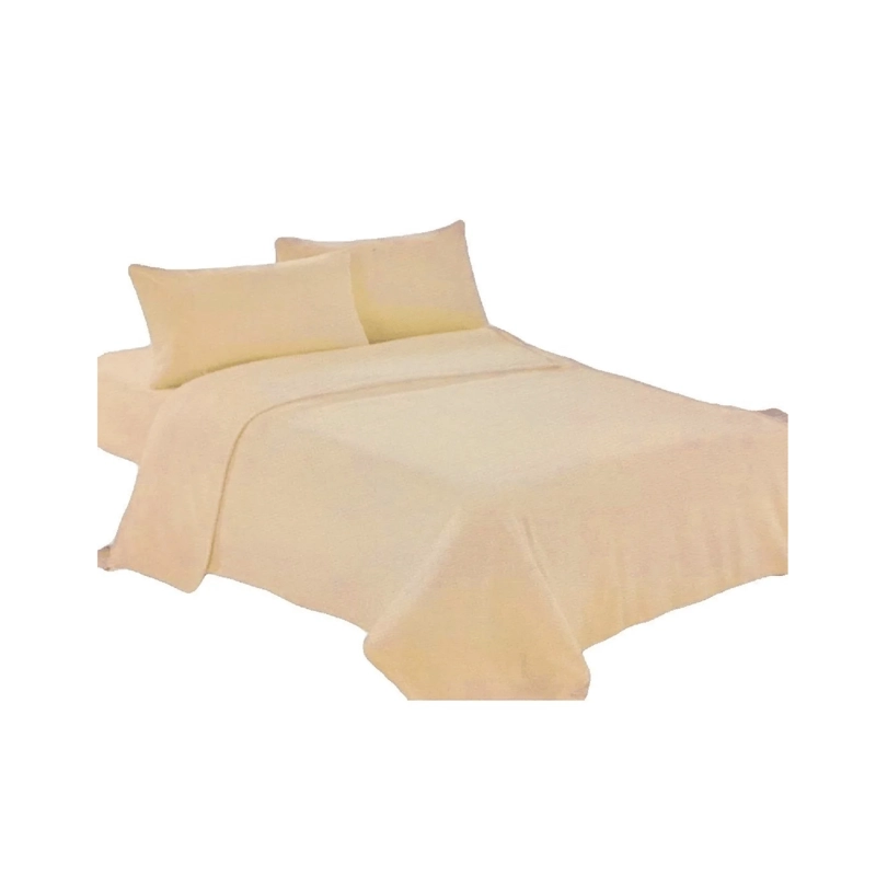 SABANAS 2 PLAZAS 4 PIEZAS POLAR 144 HILOS BEIGE - 1