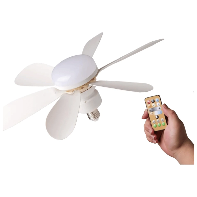 FOCO LAMPARA LED VENTILADOR FLOR TECHO 40 WATT CONTROL - 4