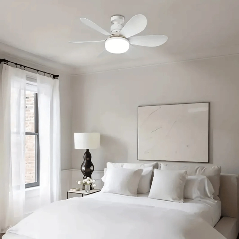 FOCO LAMPARA LED VENTILADOR FLOR TECHO 40 WATT CONTROL - 5